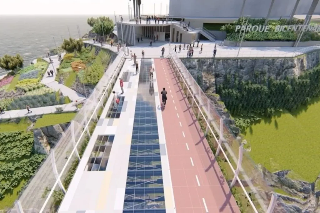 Puente de Vidrio Curvo Templado: Innovación estructural en el Puente Bicentenario